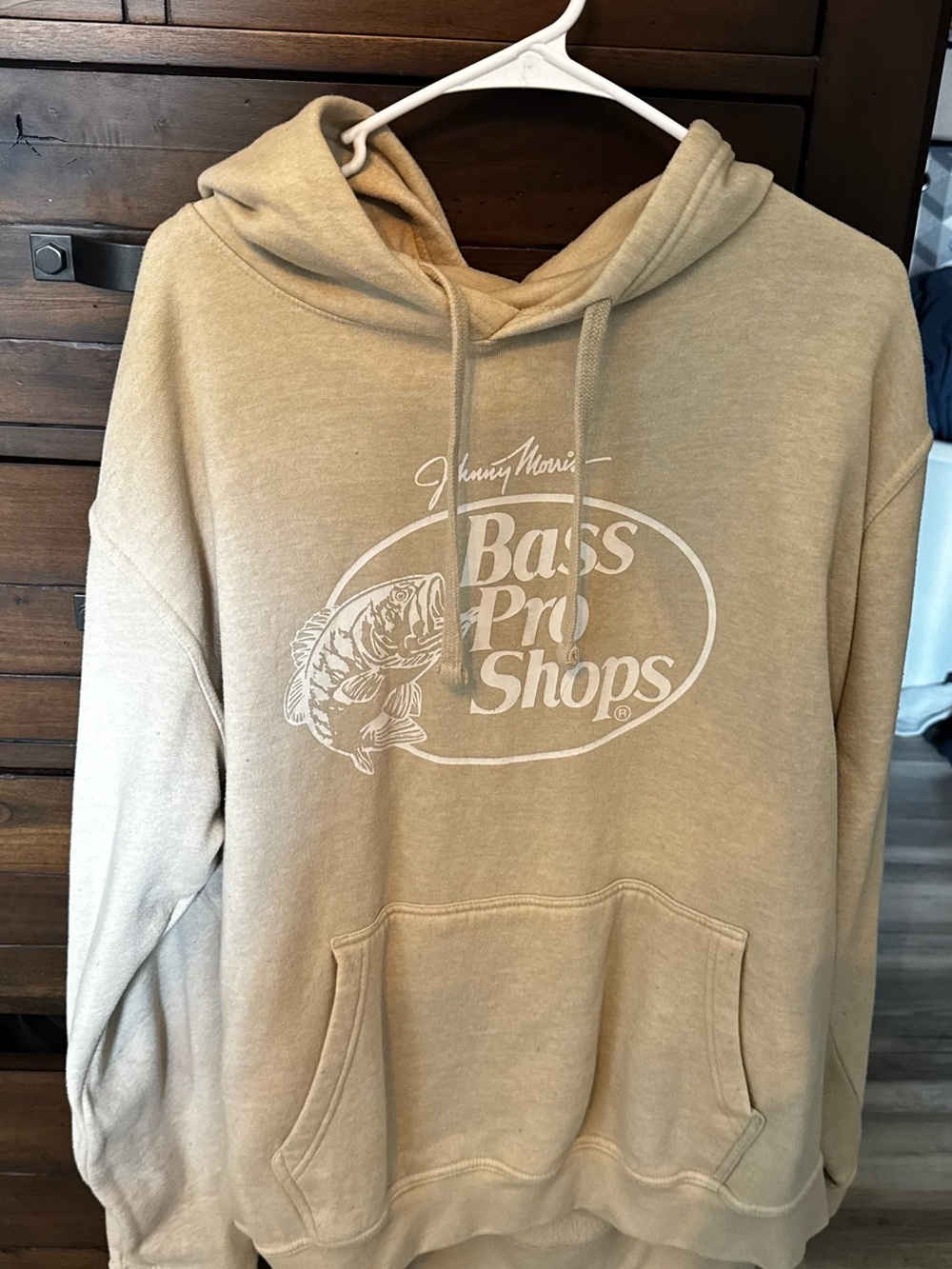 Bass Pro Shops Beige/Tan Logo Pullover Hoodie